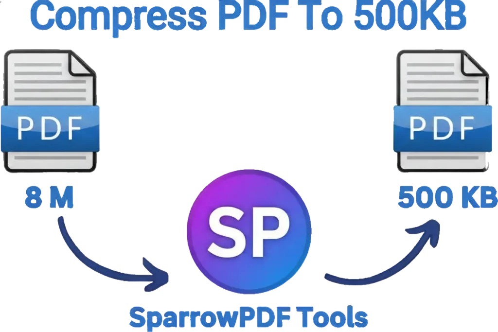 Compress PDF to 500KB